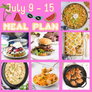 Collage of main dish images for Meal Plan 29.