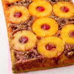 Feature image for the pineapple upside down cake recipe.