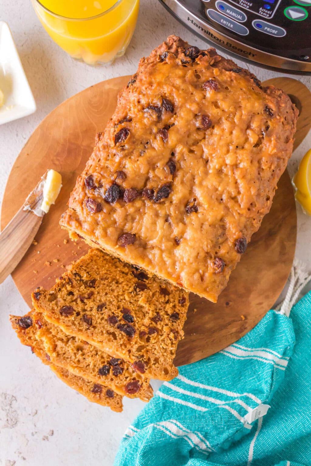 Crockpot Cinnamon Raisin Bread Restless Chipotle