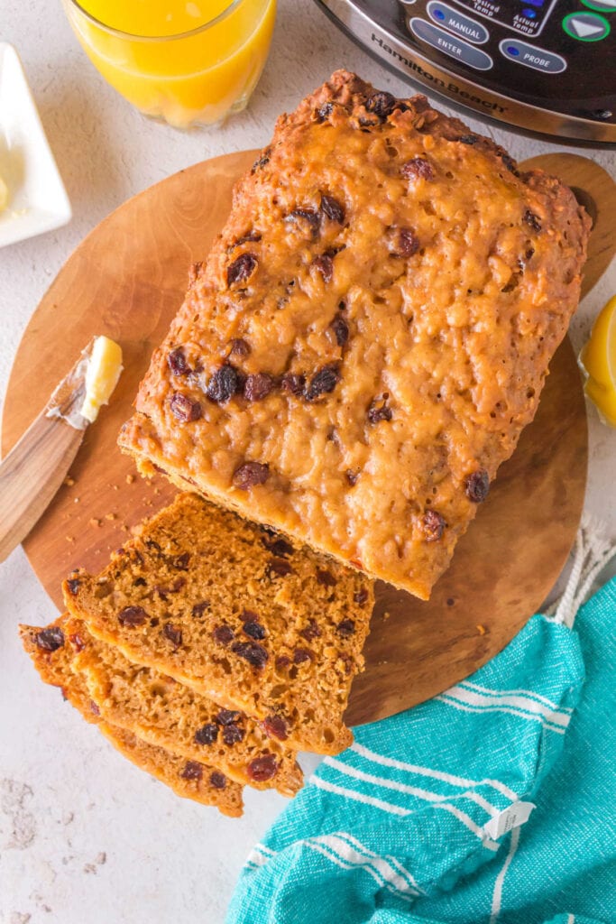 Crockpot Cinnamon Raisin Bread Restless Chipotle