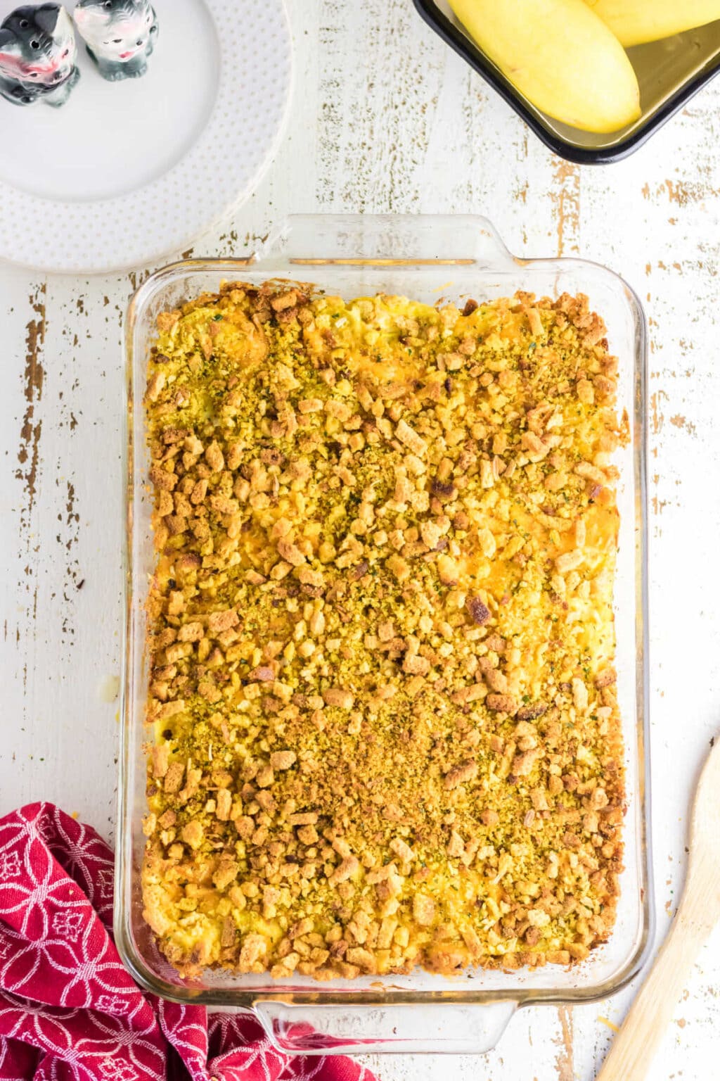 Southern Creamy Squash Casserole with Stuffing Restless Chipotle