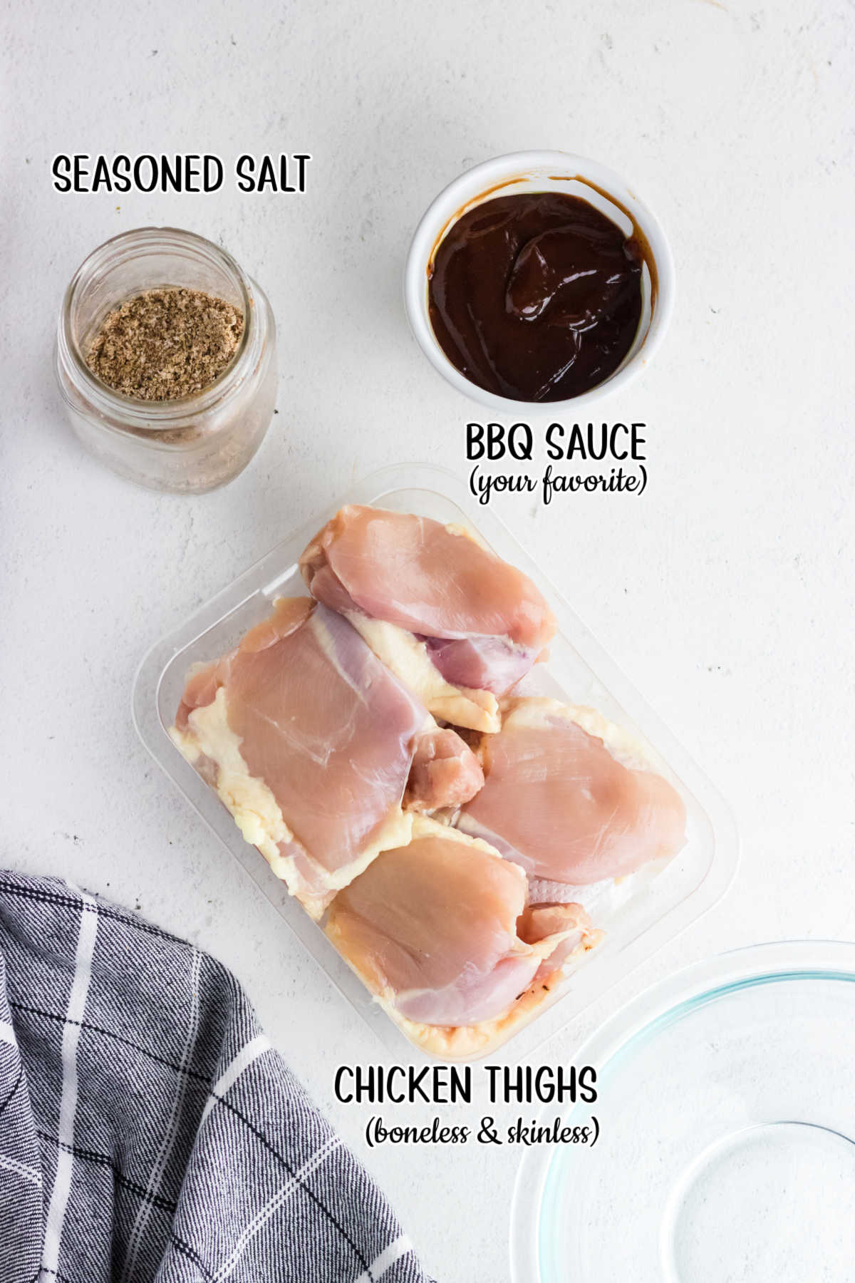 Labeled ingredients for this recipe.