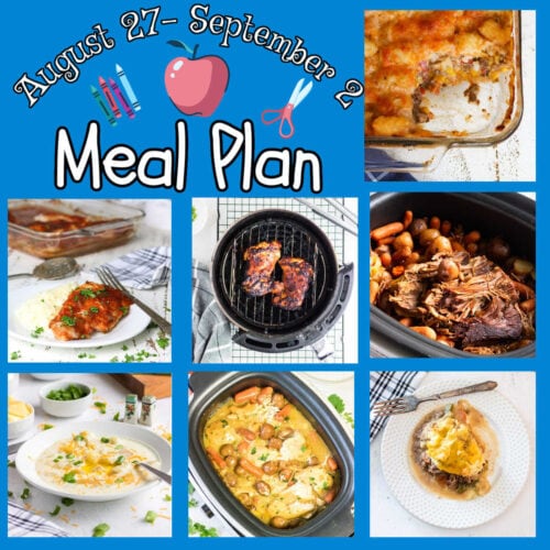 Meal Plan 36: August 27 - September 2