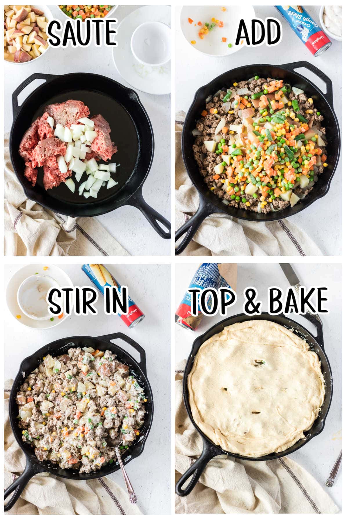 Steps showing how to make this recipe.
