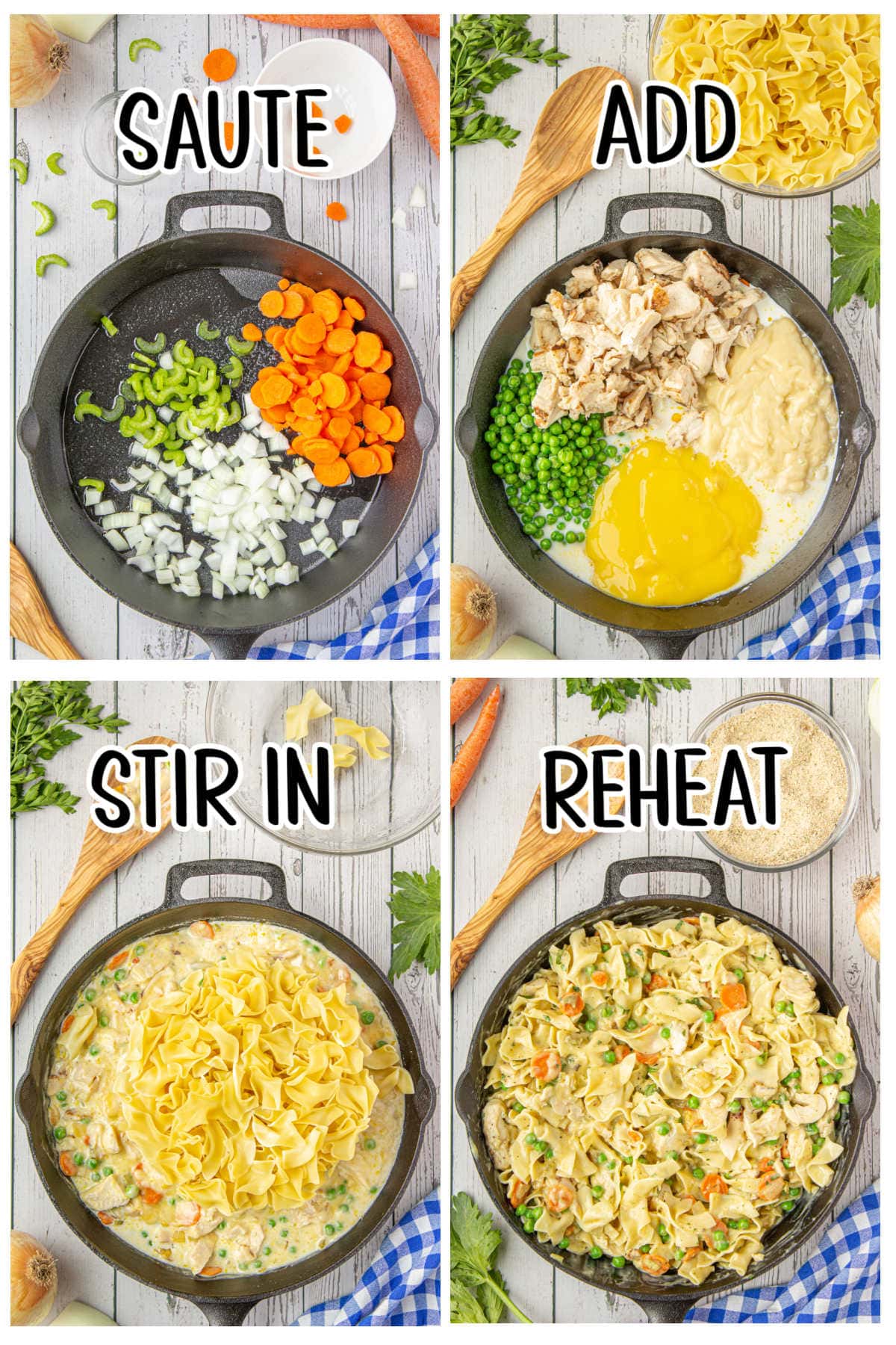 Step by step images showing how to make this recipe.