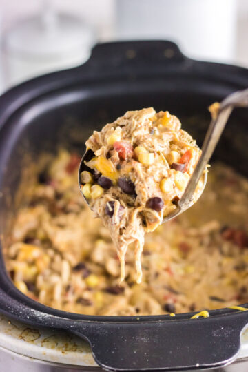 Slow Cooker Crack Chicken Chili with Cream Cheese - Restless Chipotle