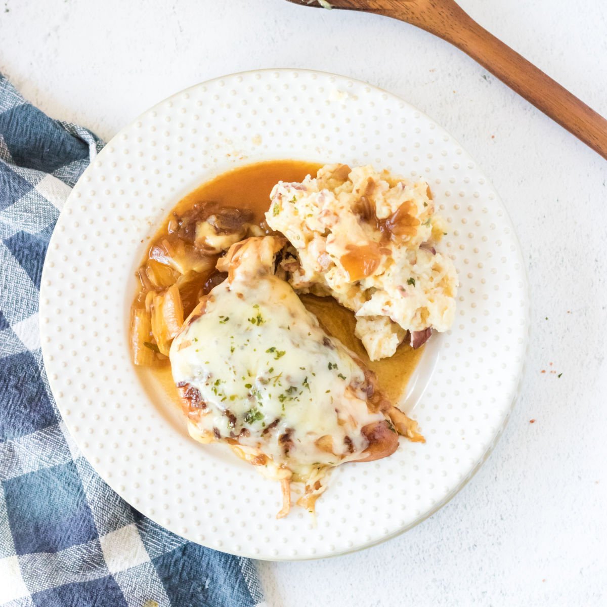 Crockpot French Onion Chicken