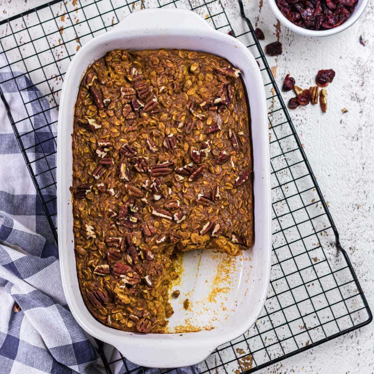 Pumpkin Baked Oatmeal