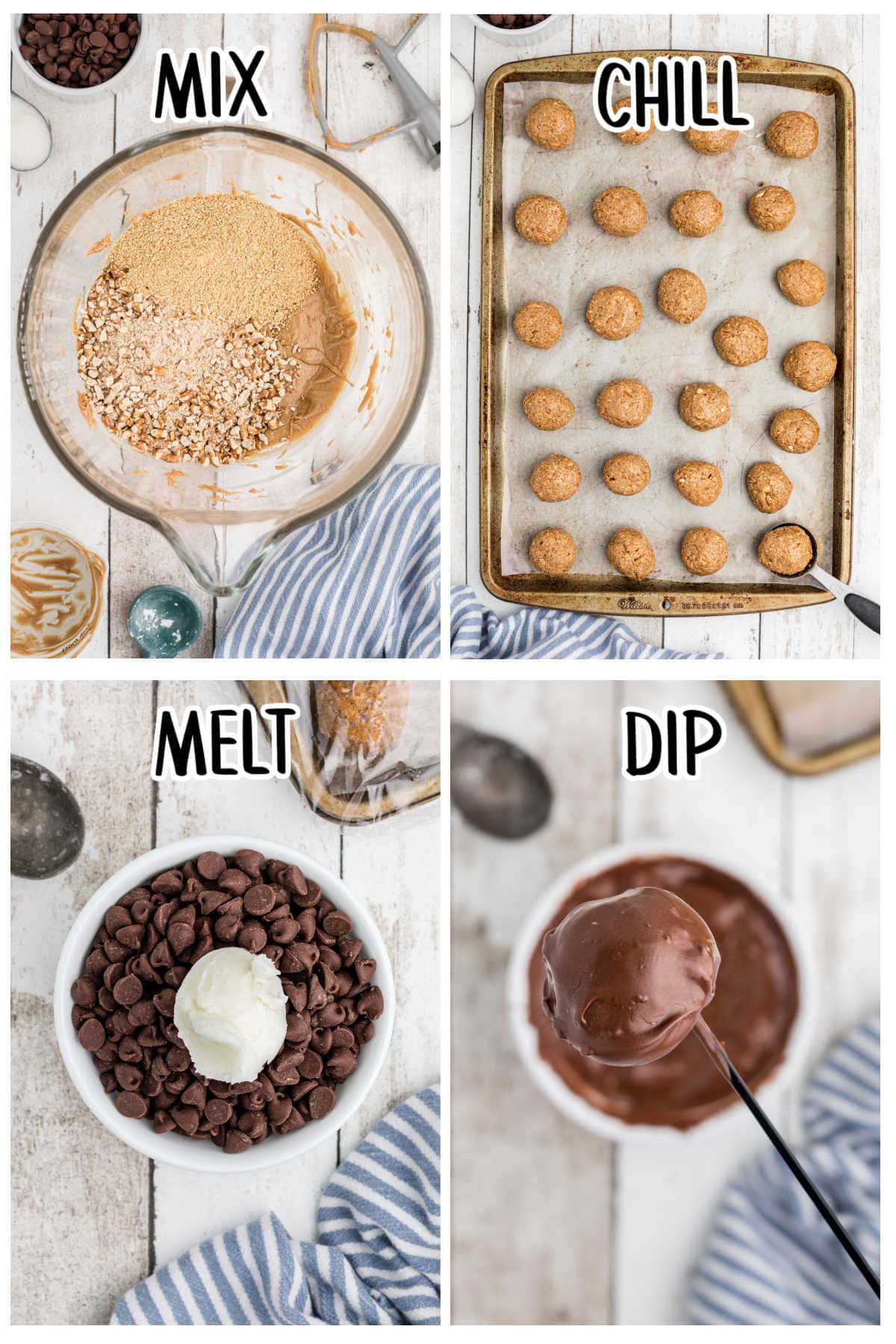 Step by step images showing how to make pretzel bites.