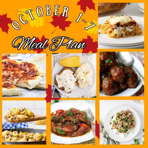 Meal Plan 41: October 1-7