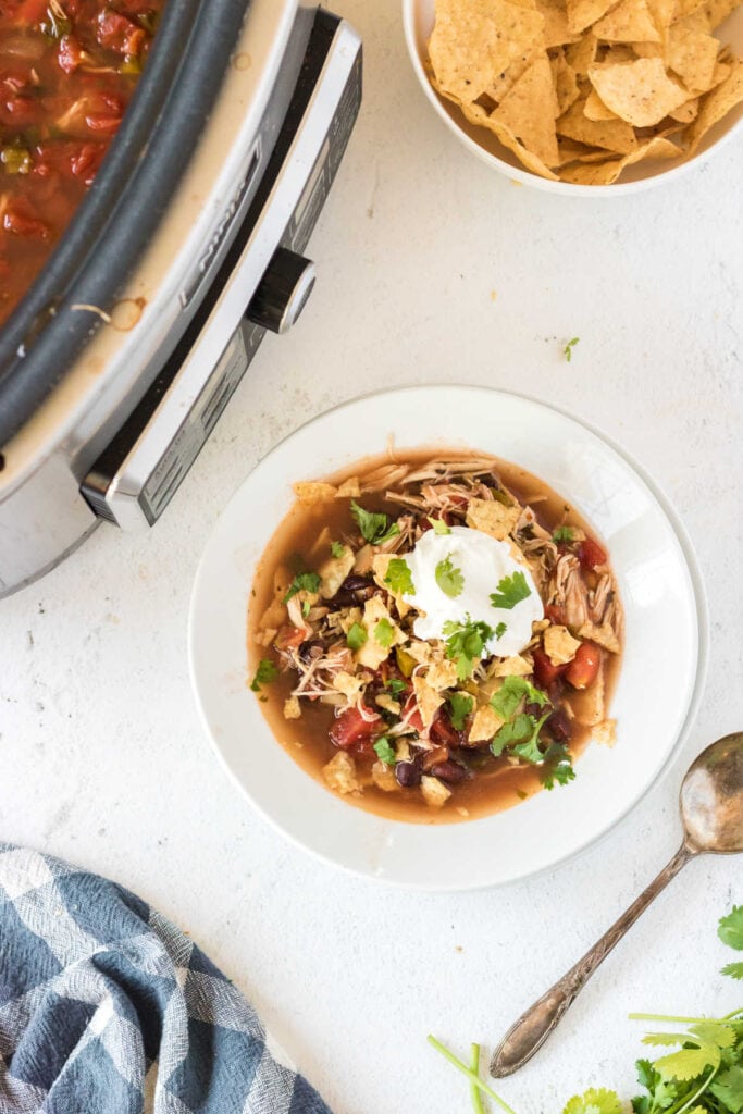Crock Pot Chicken Tortilla Soup Restless Chipotle