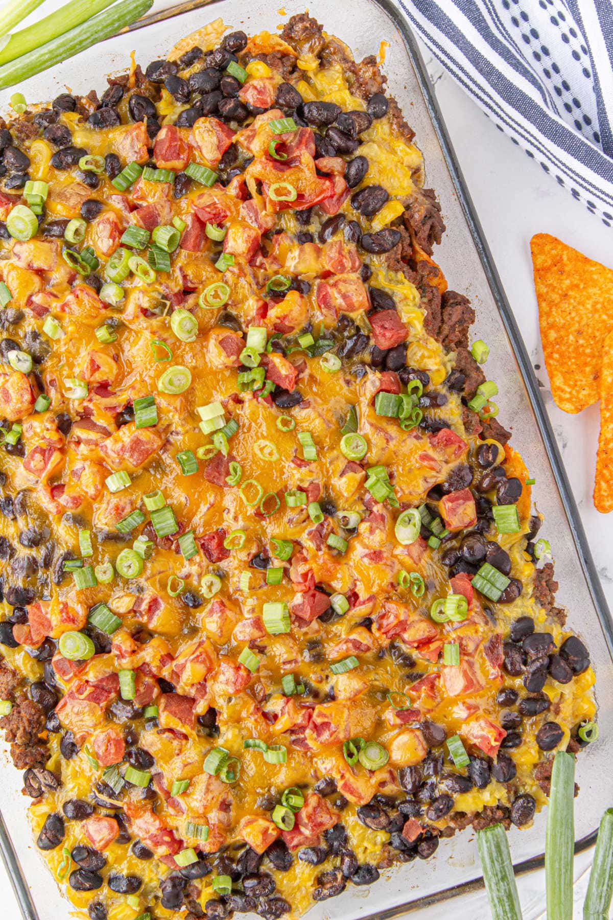 Image of Ground Beef Dorito Casserole.