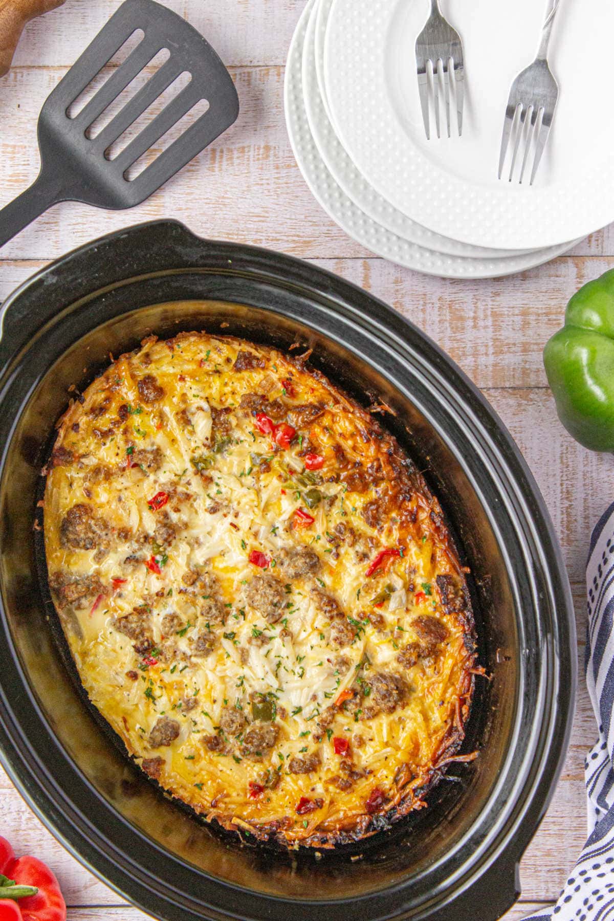 Crockpot Breakfast Casserole - Family Fresh Meals