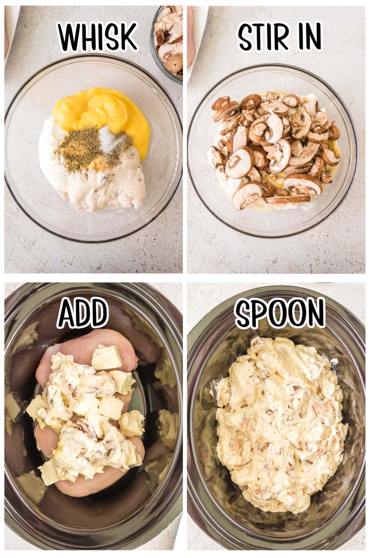 Step by step images showing how to make this recipe.