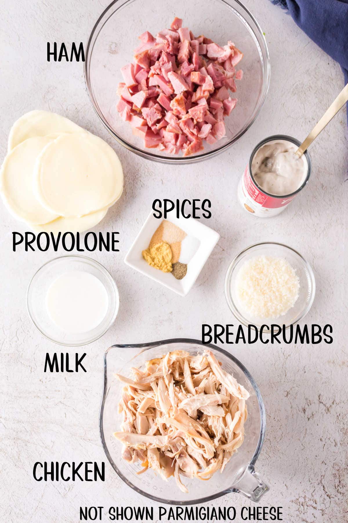 Labeled ingredients for this recipe.