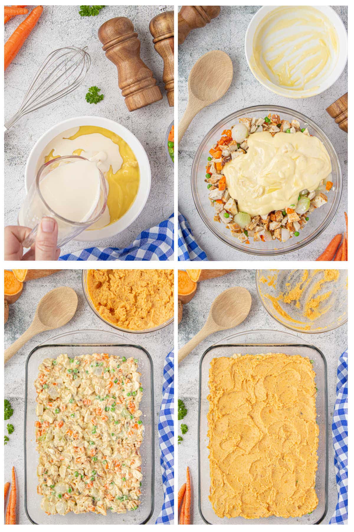 Step by step images showing how to make this recipe.