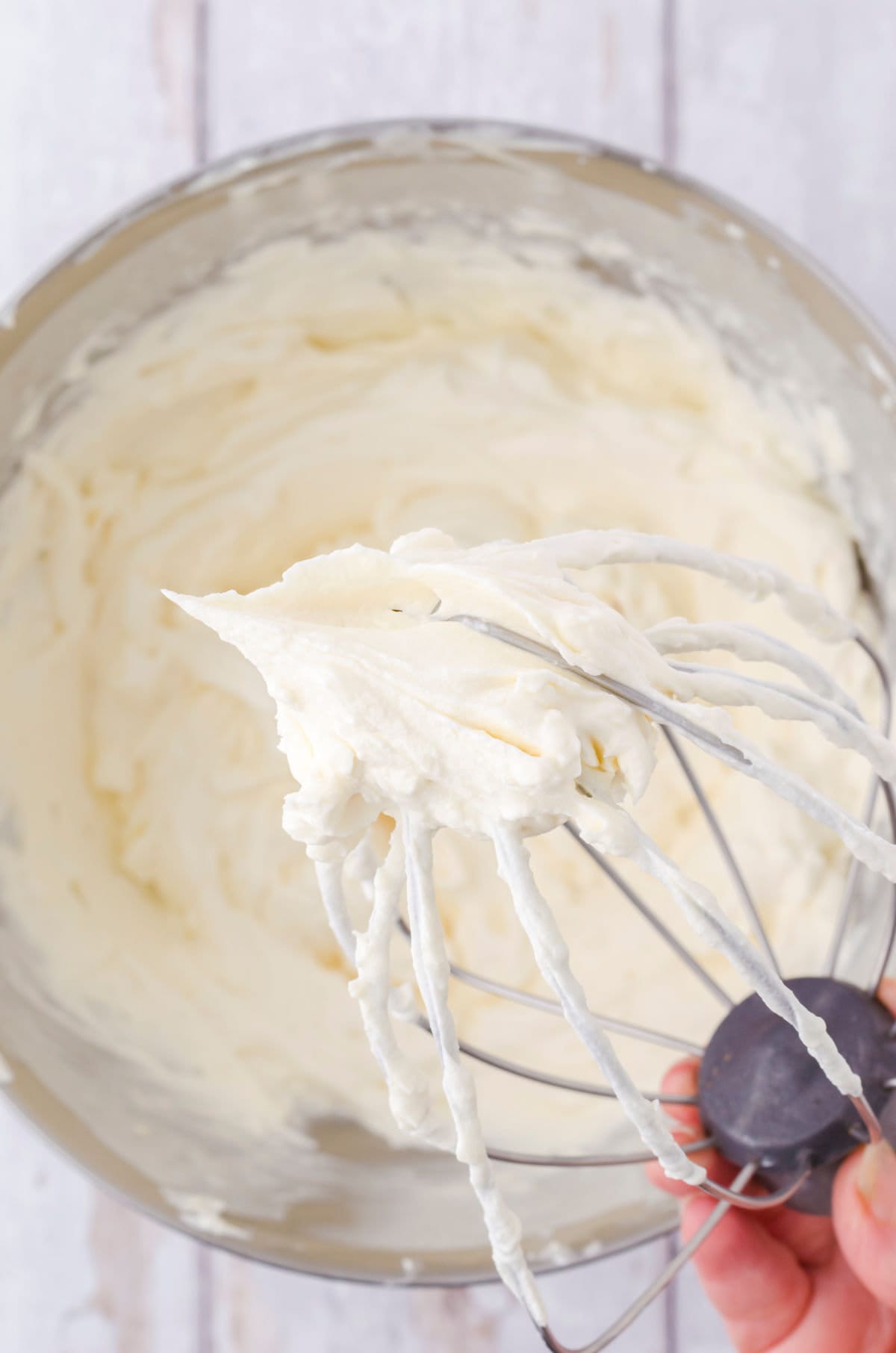 Whipped Cream Frosting with Cream Cheese - Stable & Perfectly Sweet