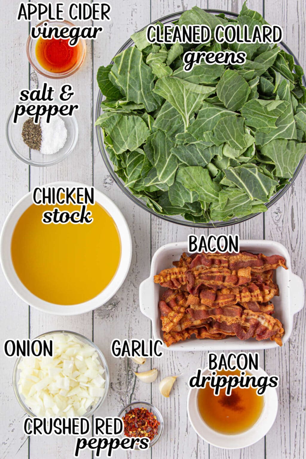 Easy Crock Pot Southern Collard Greens with Bacon Restless Chipotle