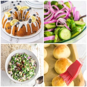 Collage of images of side dishes from this list.