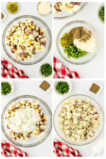 CopyCat Red, Hot, and Blue Potato Salad (6 Ingredients - Restless Chipotle