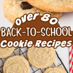 A collage of cookies with a title text overlay for Pinterest.