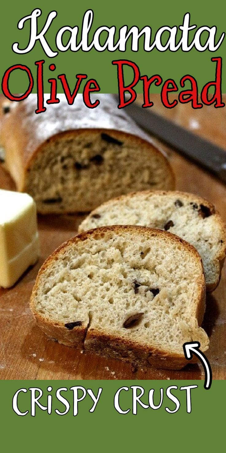 Rustic Homemade Kalamata Olive Bread (Easy Recipe) Restless Chipotle