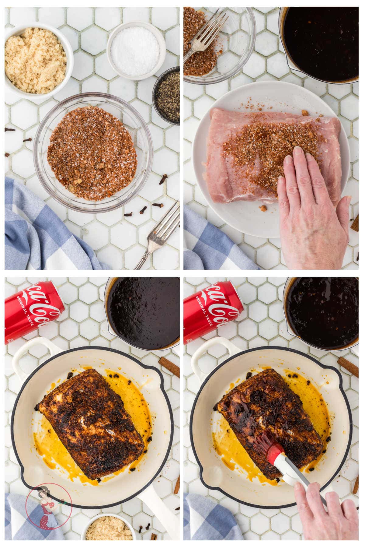 Step by step images showing how to make this recipe.