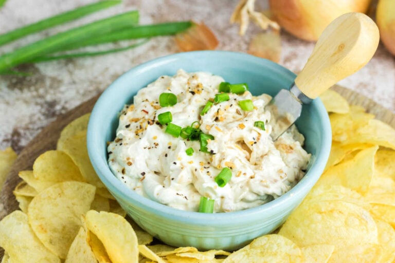 Homemade Cream Cheese and Caramelized Onion Dip - Restless Chipotle