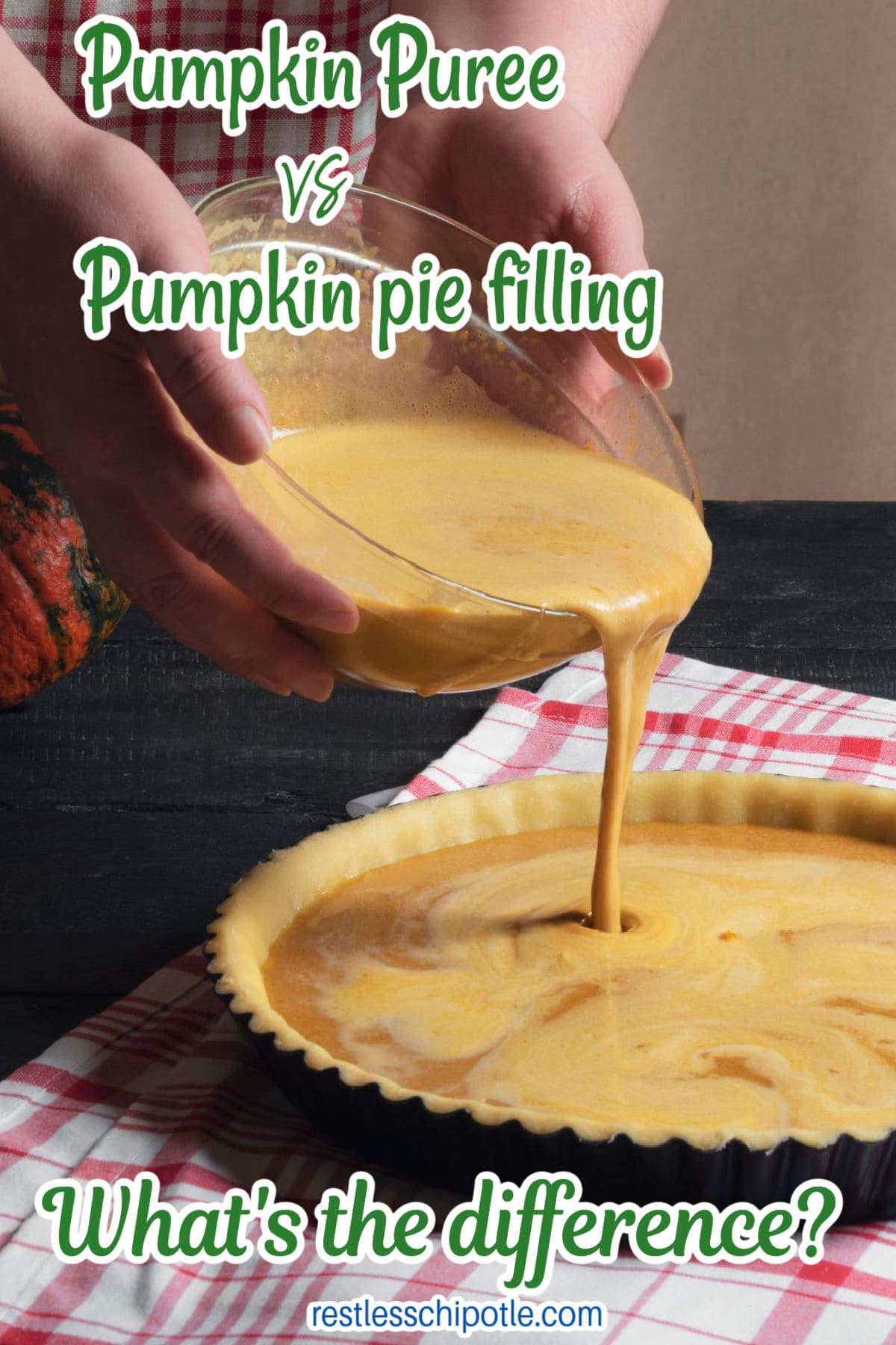 Difference Between Canned Pumpkin Puree & Pie Filling - Restless Chipotle