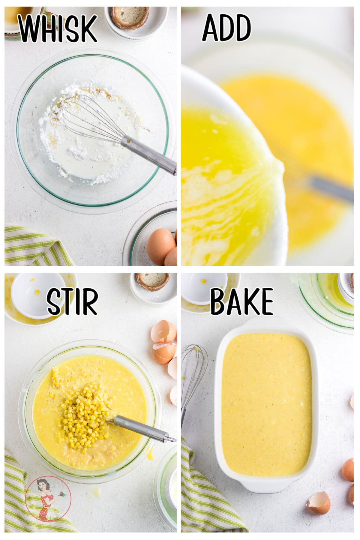 Step by step images showing hot ot make this recipe.