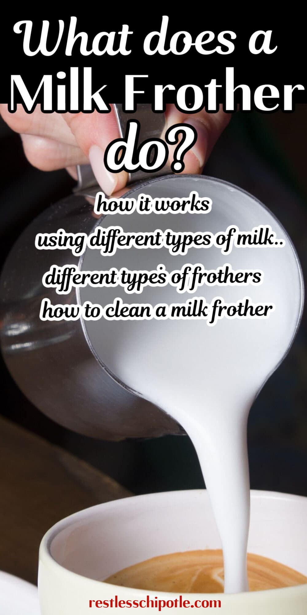 What Does a Milk Frother Do (A Beginner's Guide) Restless Chipotle