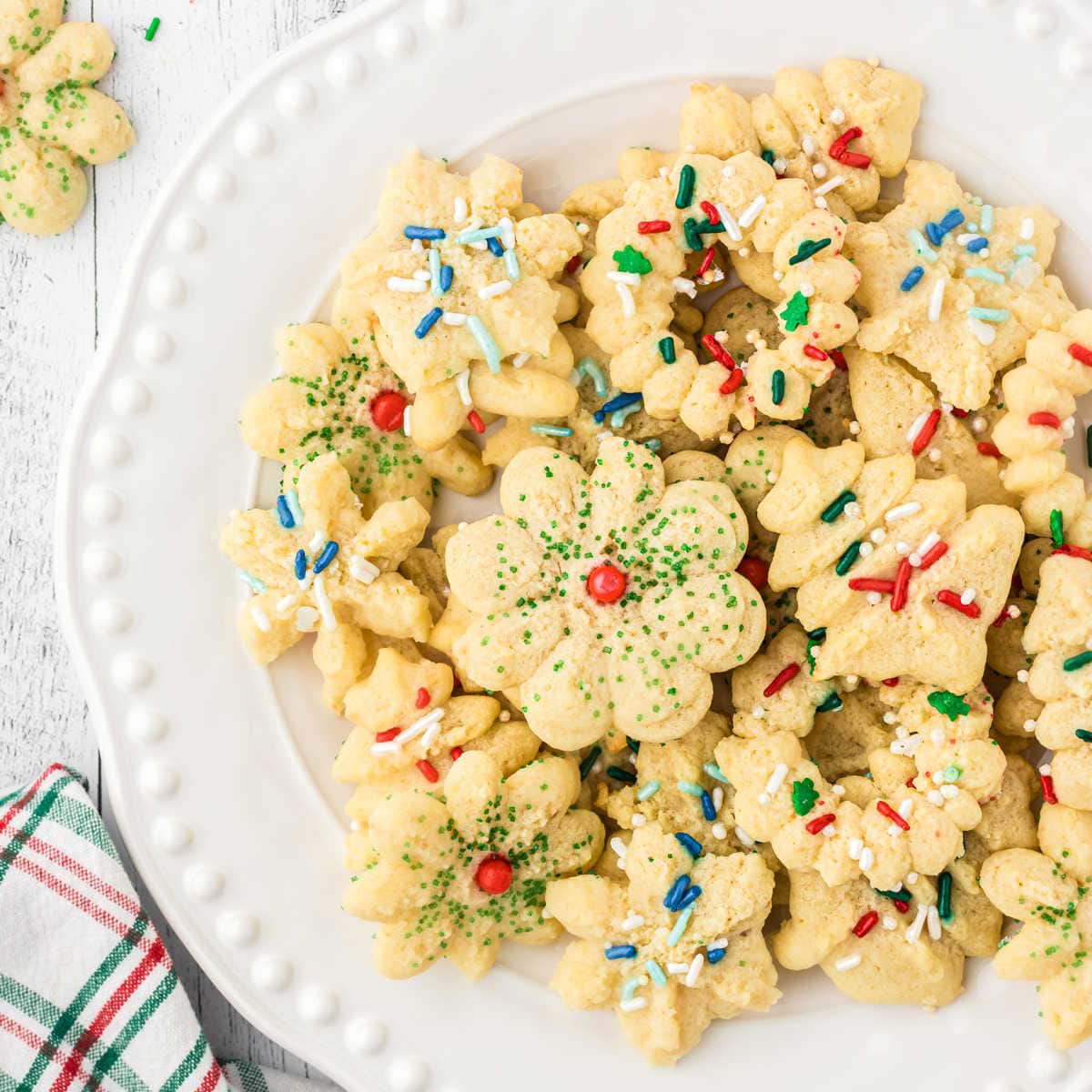 Parchment Texture Sheets - Christmas Candy Canes Greenery - Intricut Edibles