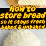 Collage of bread images with title text overlay for Pinterest.