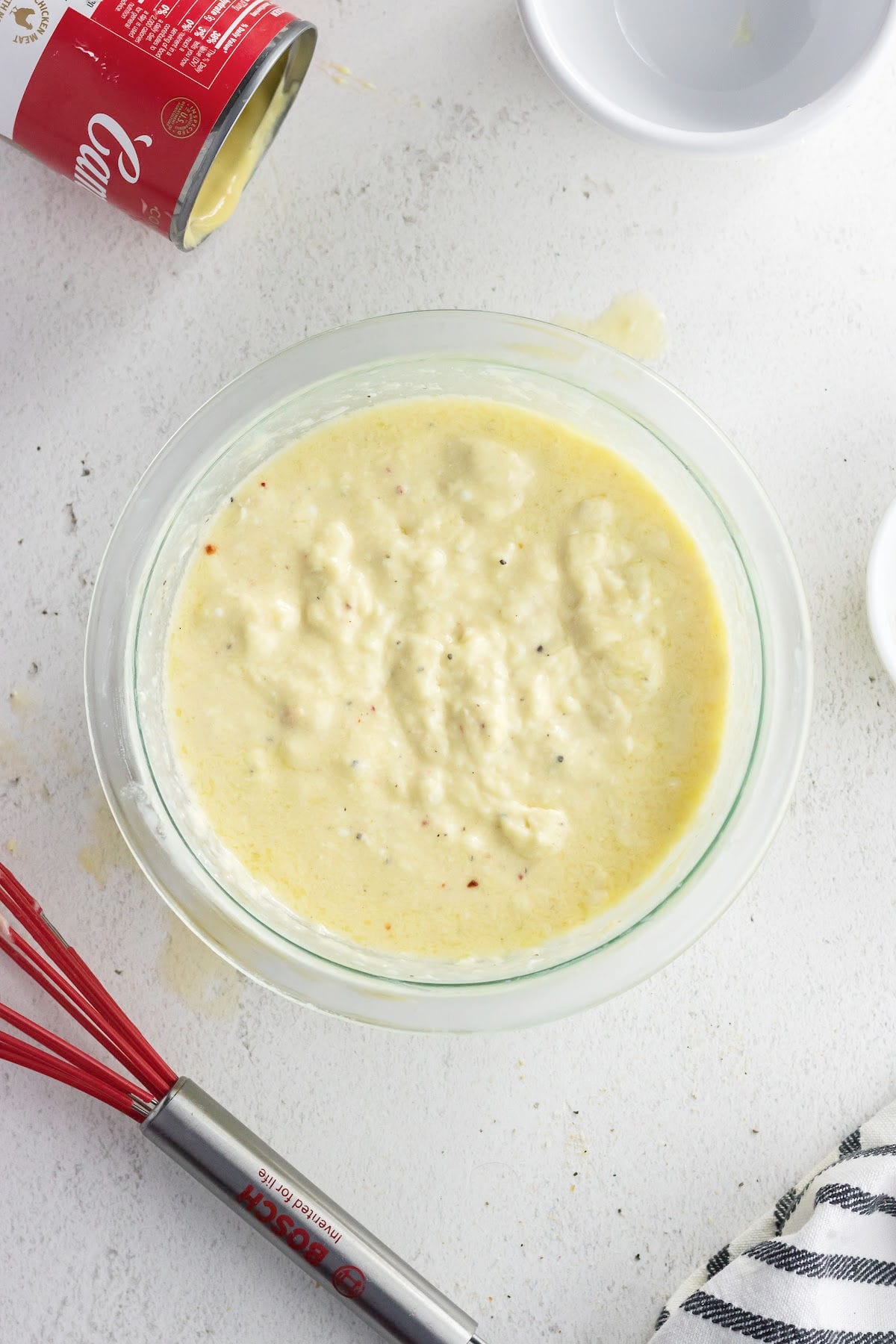 Whisk mixture until smooth.