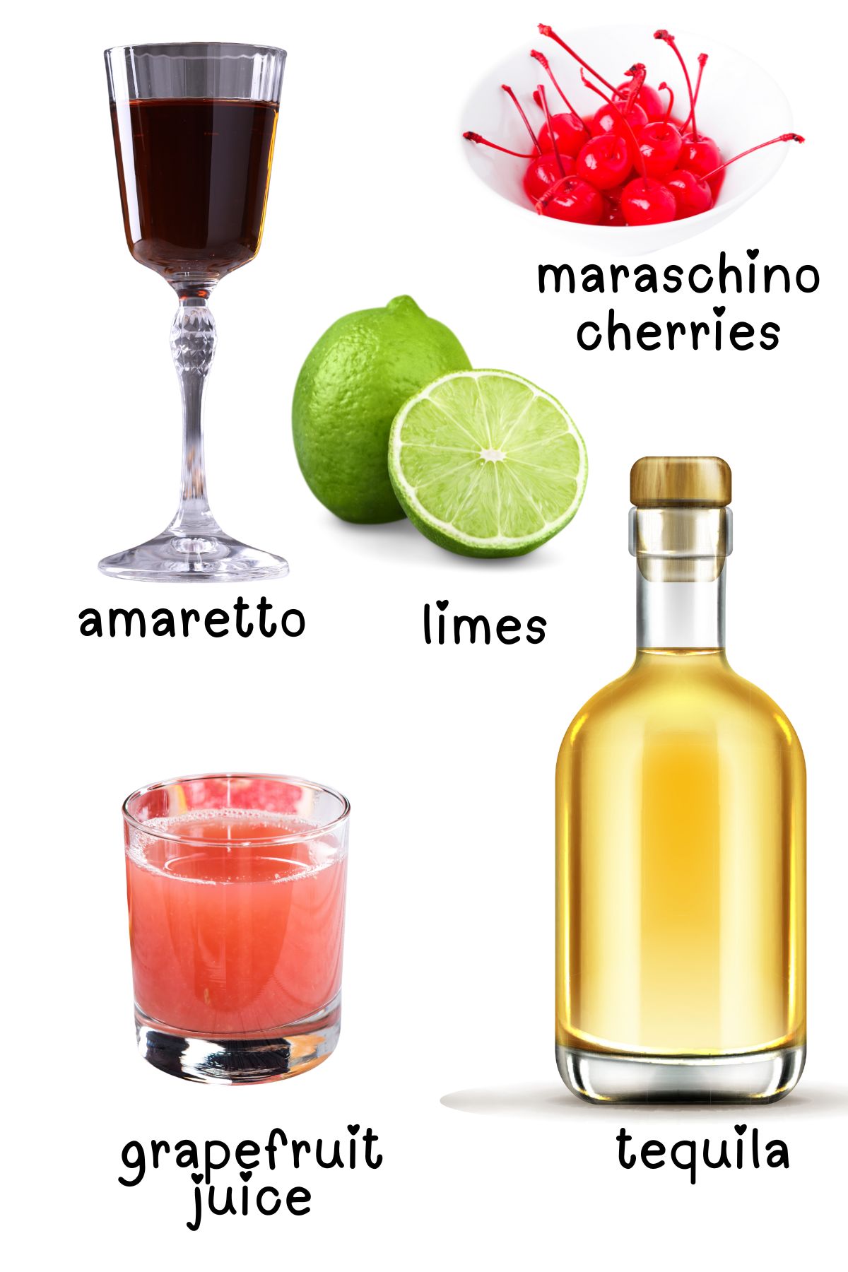 Labeled ingredients for this recipe.