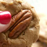 Homemade pecan pralines recipe pin for Pinterest.