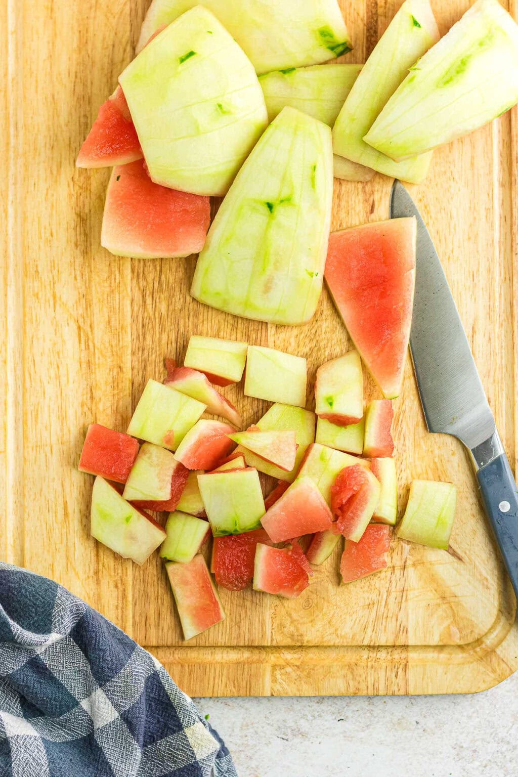 Sweet & Spicy Pickled Watermelon Rind - Restless Chipotle