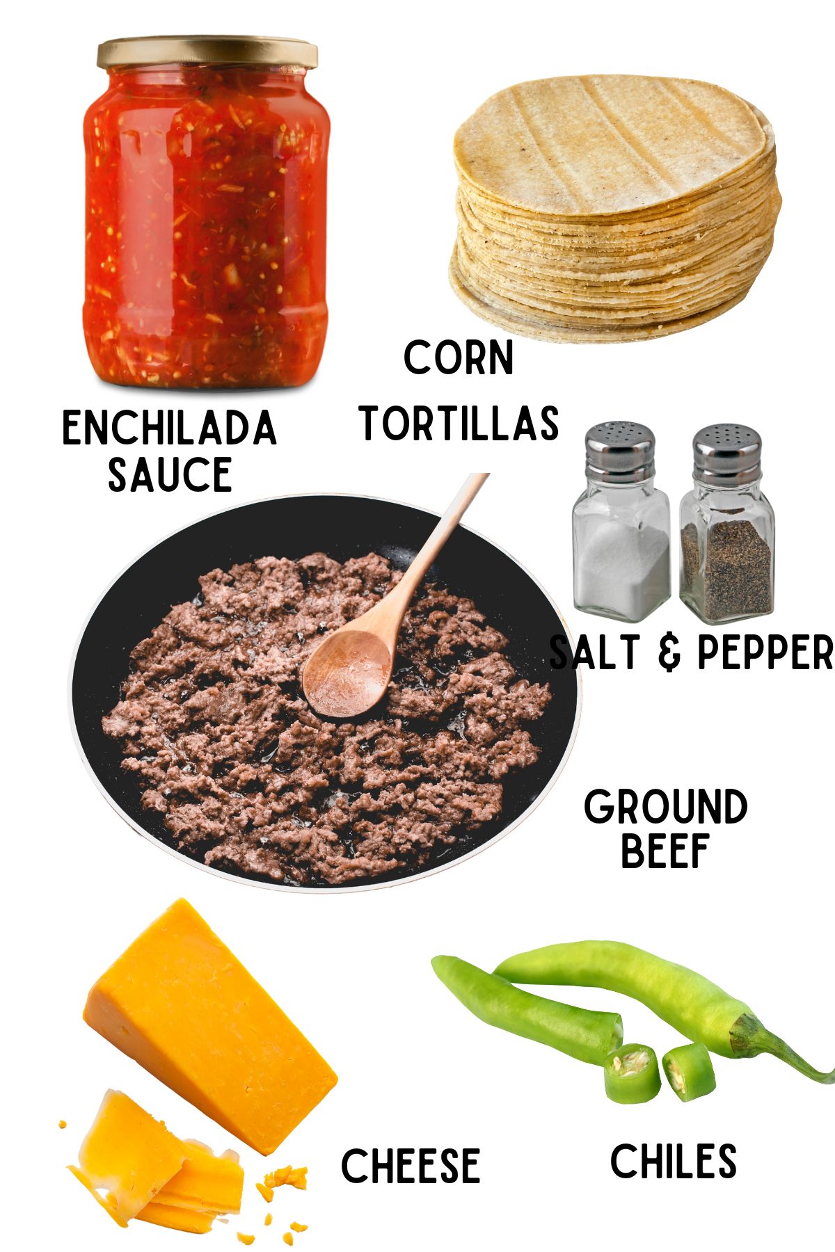 Labeled ingredients for this recipe.