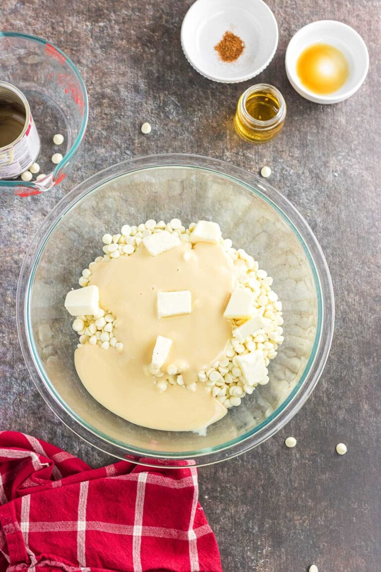Easy, Fireball Fudge Recipe with White Chocolate - Restless Chipotle