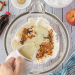 Mix in the sweetened condensed milk, vanilla, and cinnamon.